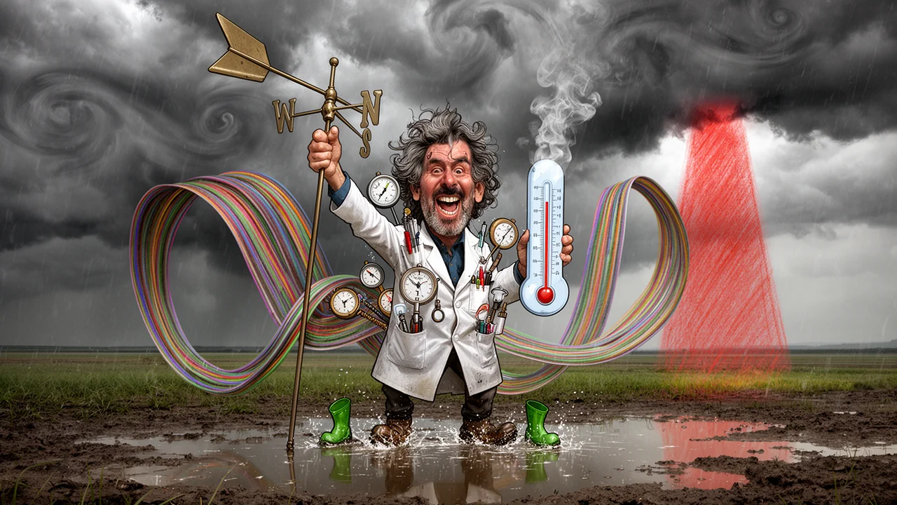 Cover art: Barometr klesá a vlní se frontální rozhraní