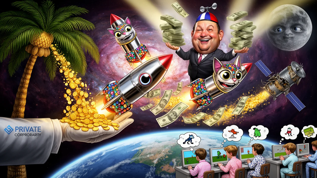 Cover art: Vesmírná válka pro kluky s miliardou v kapse