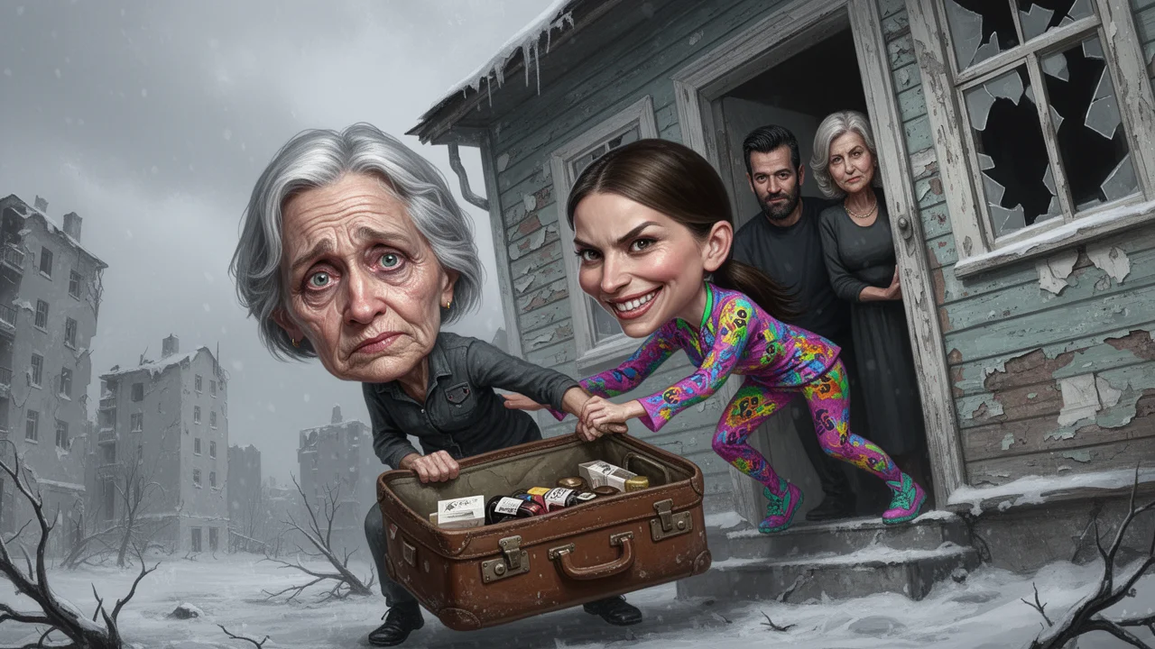 Cover art: Dcera jako exekutor vyhání vlastní matku na mráz