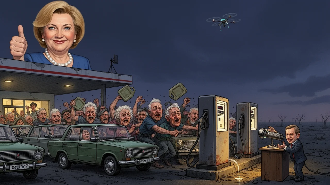 Cover art: Ropná velmoc potmě shání litry do nádrže