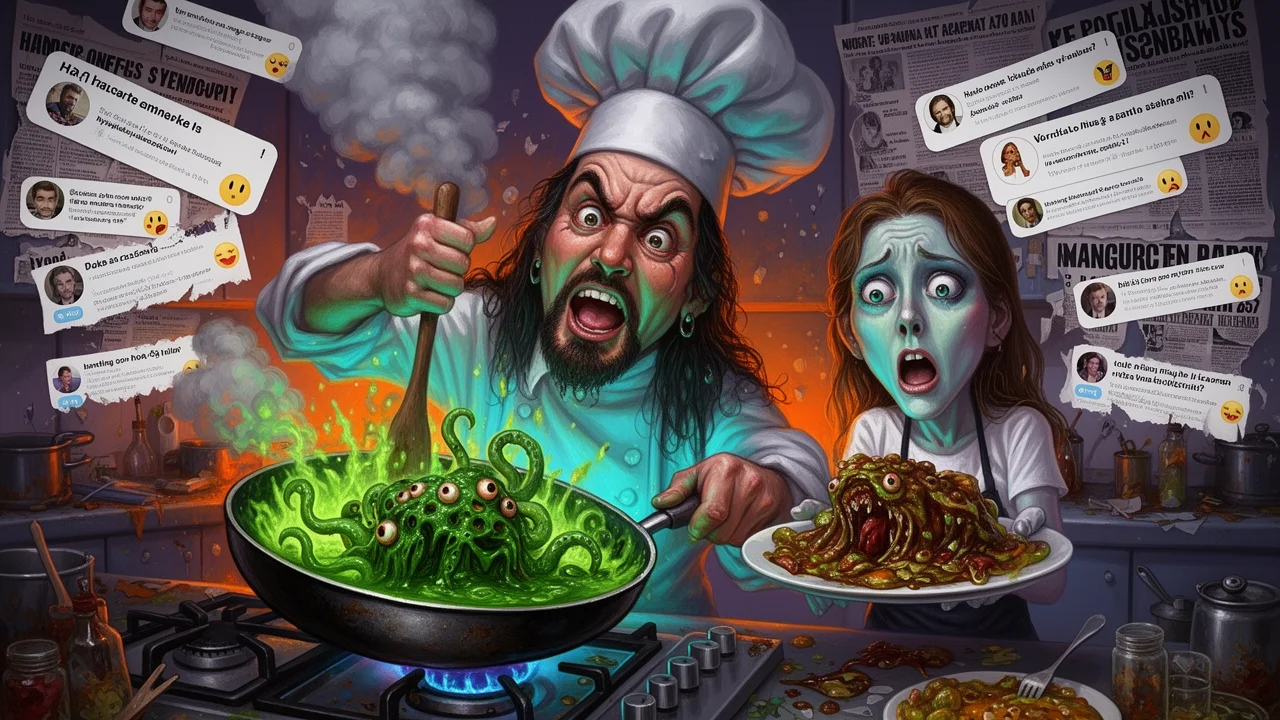 Cover art: Podivná večeře od Tima Tolkkiho vyvolala poplach