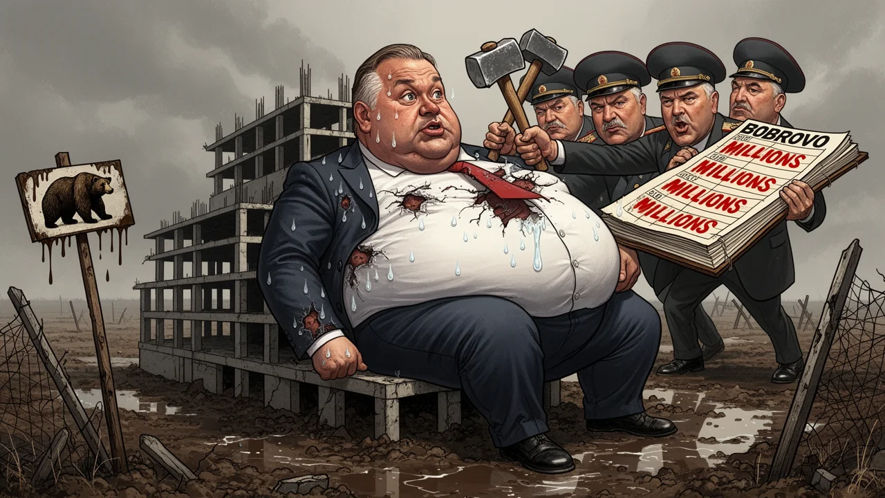 Cover art: Ruský sen o miliardách skončil v Bobrově žalobou
