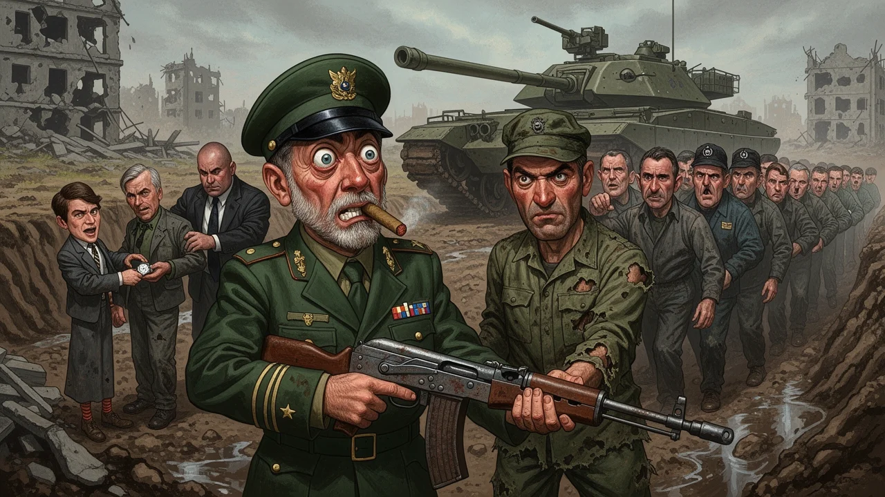 Cover art: Kriminálníci místo armády aneb Ruská náborová zoufalost