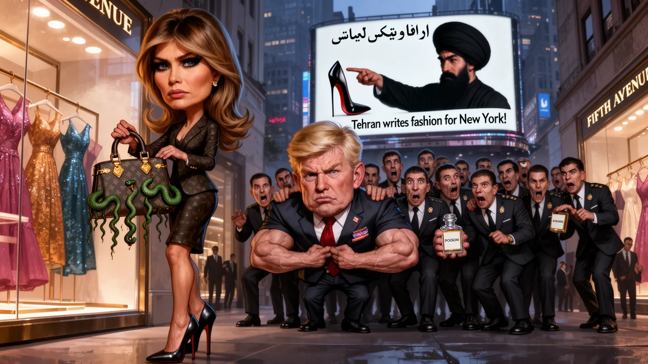 Cover art: Íránský návod na nákupy a atentát v New Yorku