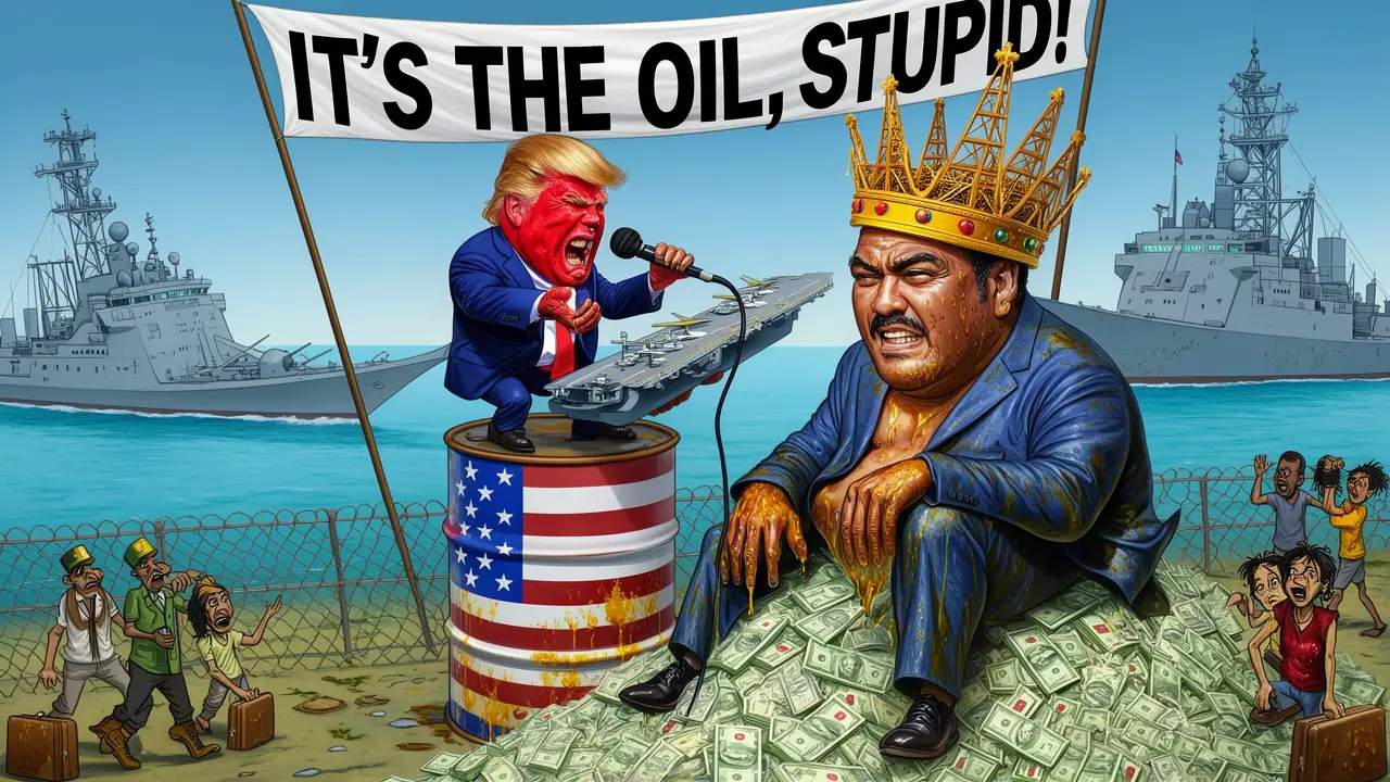 Cover art: Trumpova venezuelská show