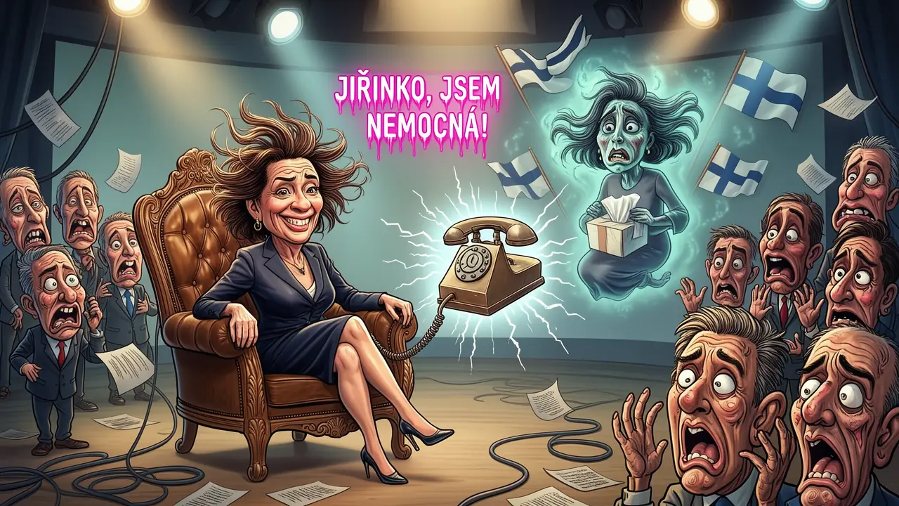Cover art: Hovor, co přišel v tu nejméně vhodnou chvíli