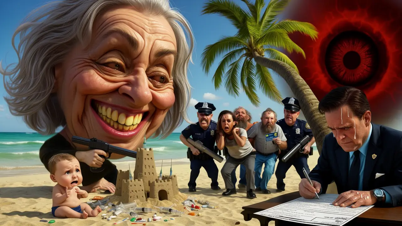 Cover art: Absurdní úsměv perníkové chůvy z floridské cely