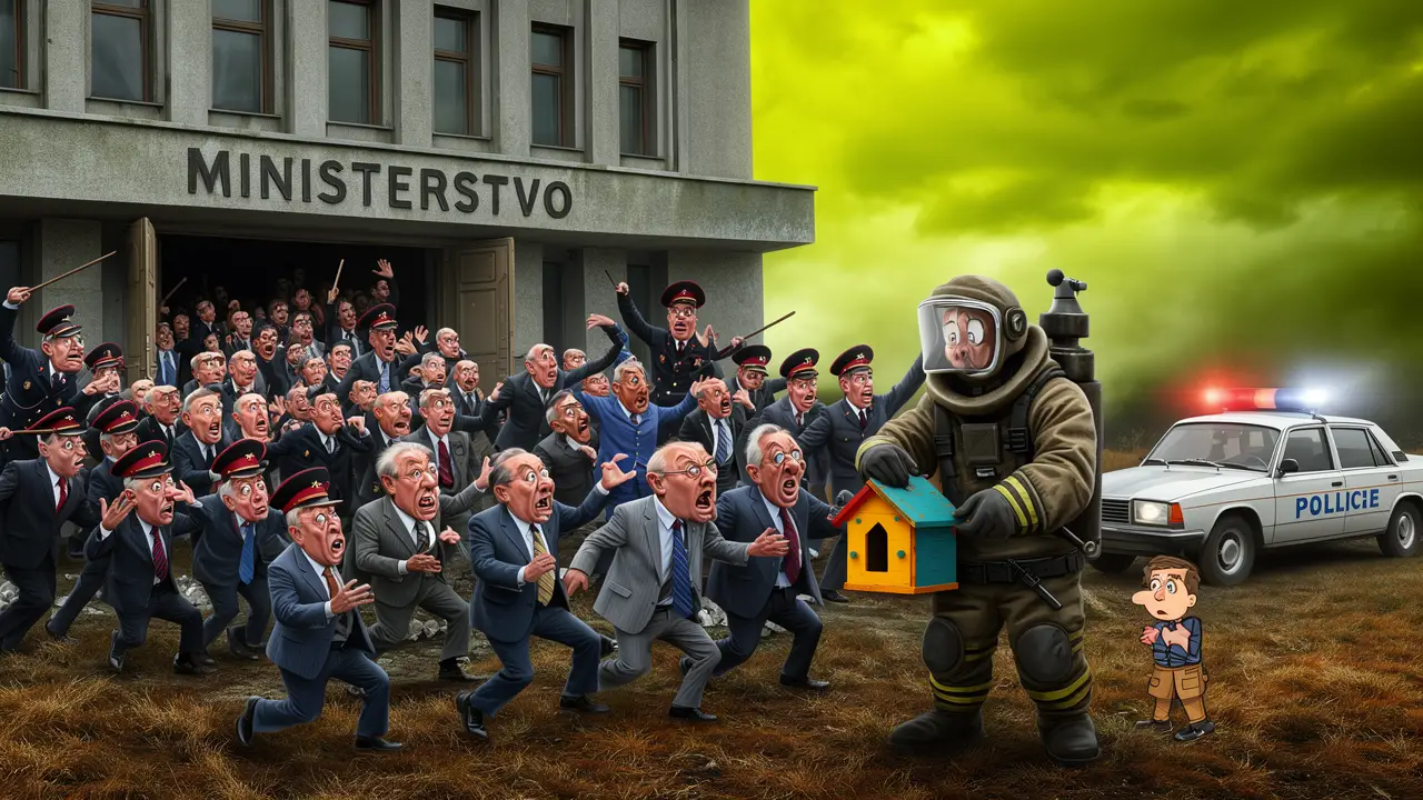 Cover art: Ptačí budka vyhnala čtyři sta úředníků na ulici