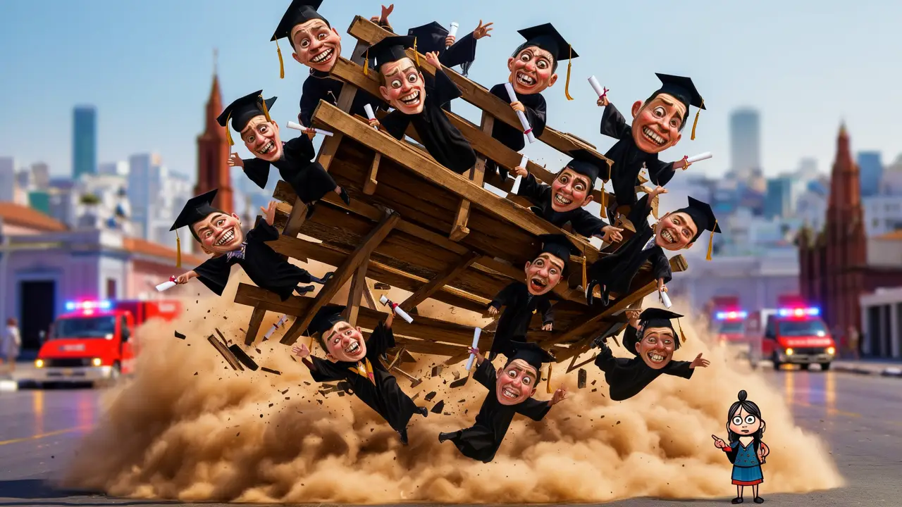 Cover art: Slavná promoce poslala budoucí elitu k zemi