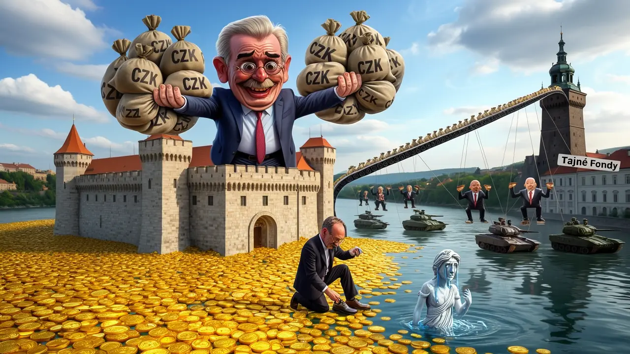Cover art: Tajný penězovod zbrojaře a pana ministra
