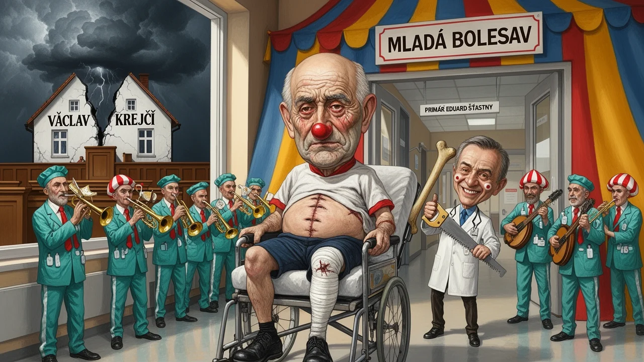 Cover art: Komedie plná stehů aneb Klaunův těžký život