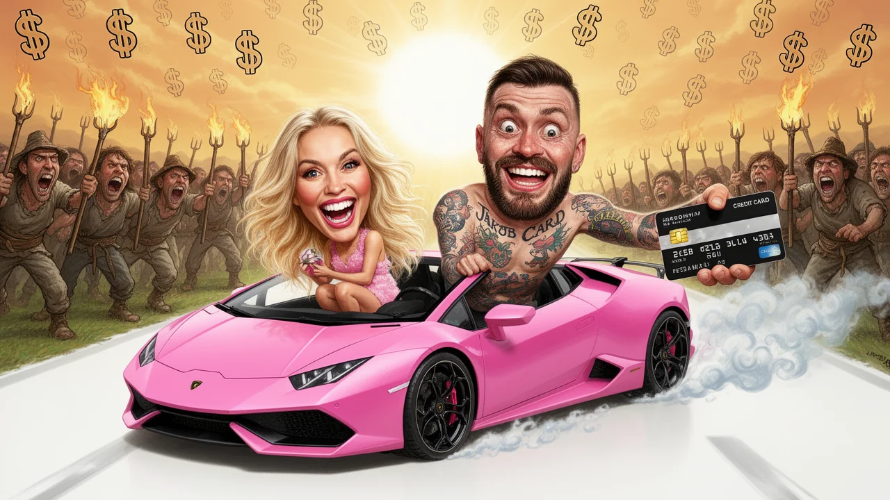 Cover art: Růžové auto koupí čisté svědomí pro všechny