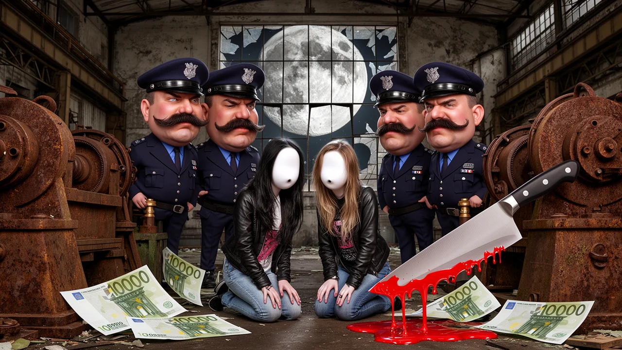 Cover art: Moderní Romeo a Julie mají v ruce nůž