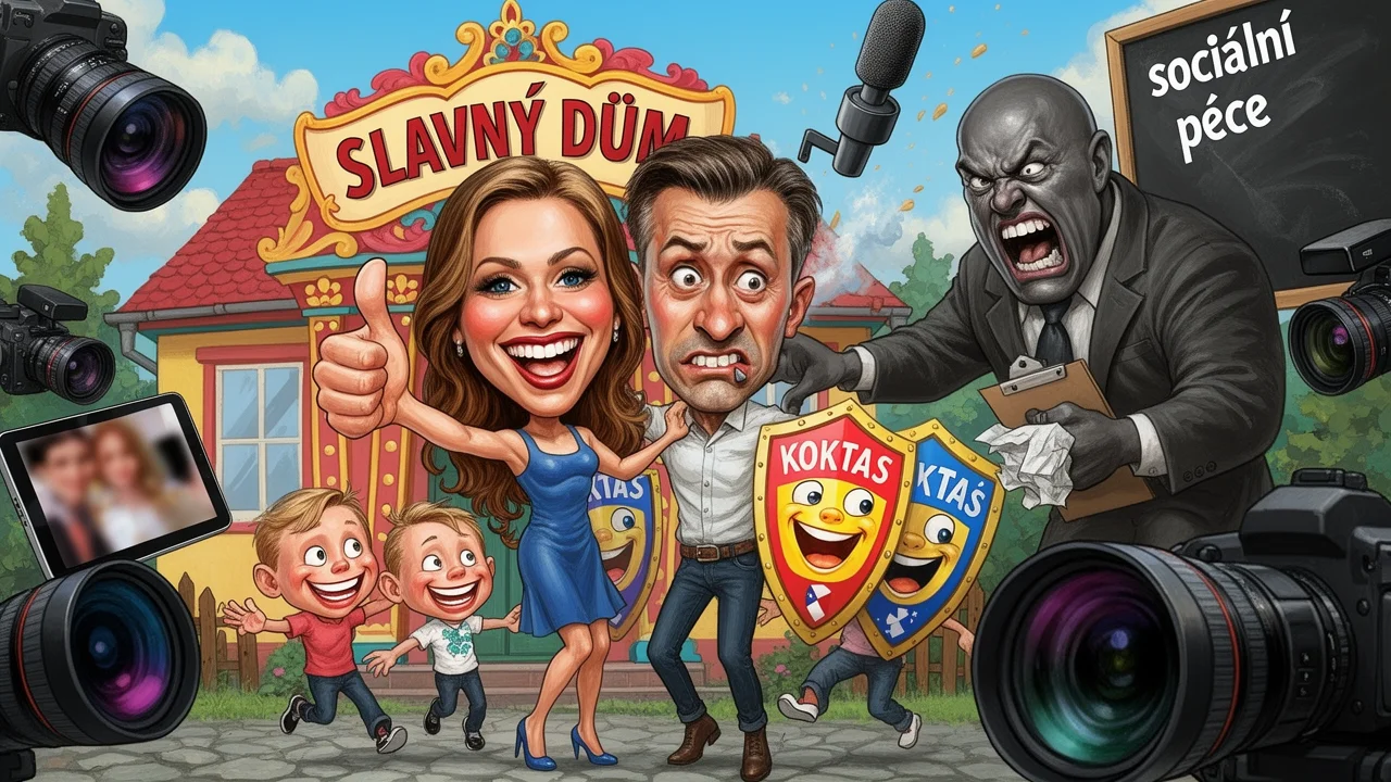Cover art: Sociálka v kabátu ostudy a jeden slavný otec