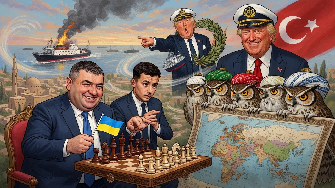 Cover art: Geopolitický mistr letí zachránit náš zmatený svět přímo