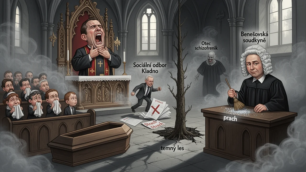 Cover art: Systém selhal a farář oněměl těžkým žalem