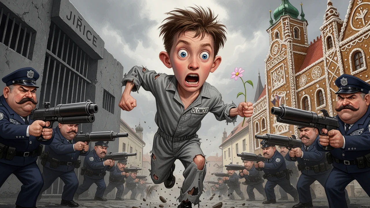 Cover art: Víkendový výlet z věznice zastavily ostré zbraně