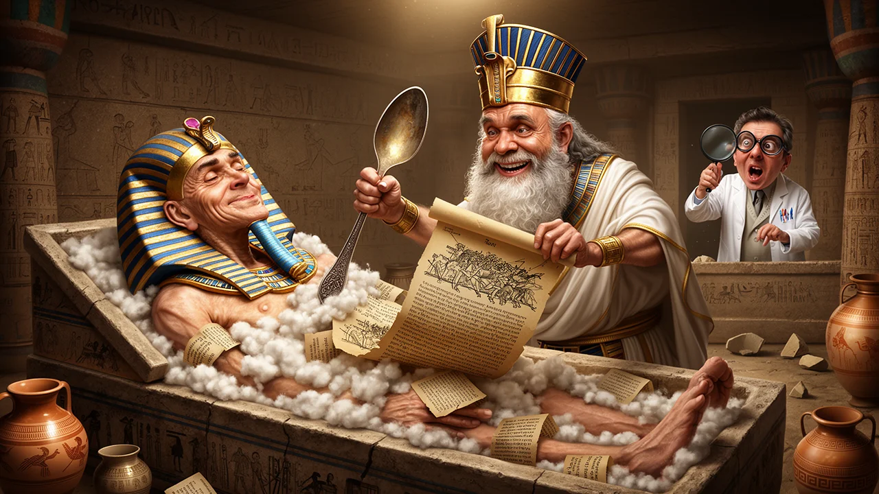 Cover art: Jak cizí epos skončil v břiše egyptského nebožtíka