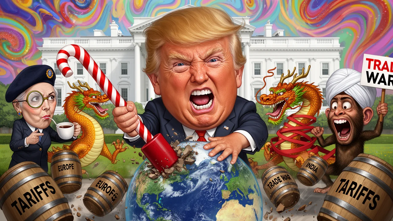 Cover art: Donald Trump dává deset procent a Evropa křičí