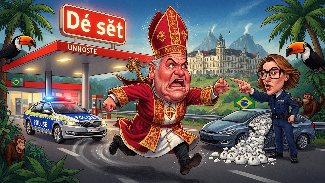 Cover art: Svatý prášek v kufru a rychlá jízdenka do Brazílie