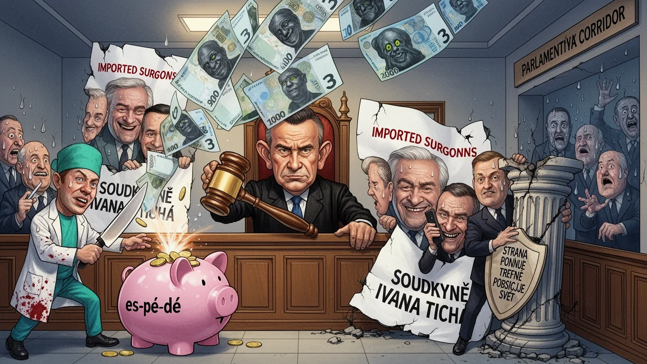 Cover art: Tři miliony za slavné chirurgy se zkrvaveným nožem