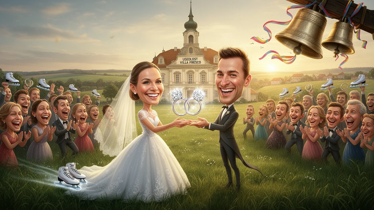 Cover art: Rychlobruslařská svatba roku, která dojala celou zemi