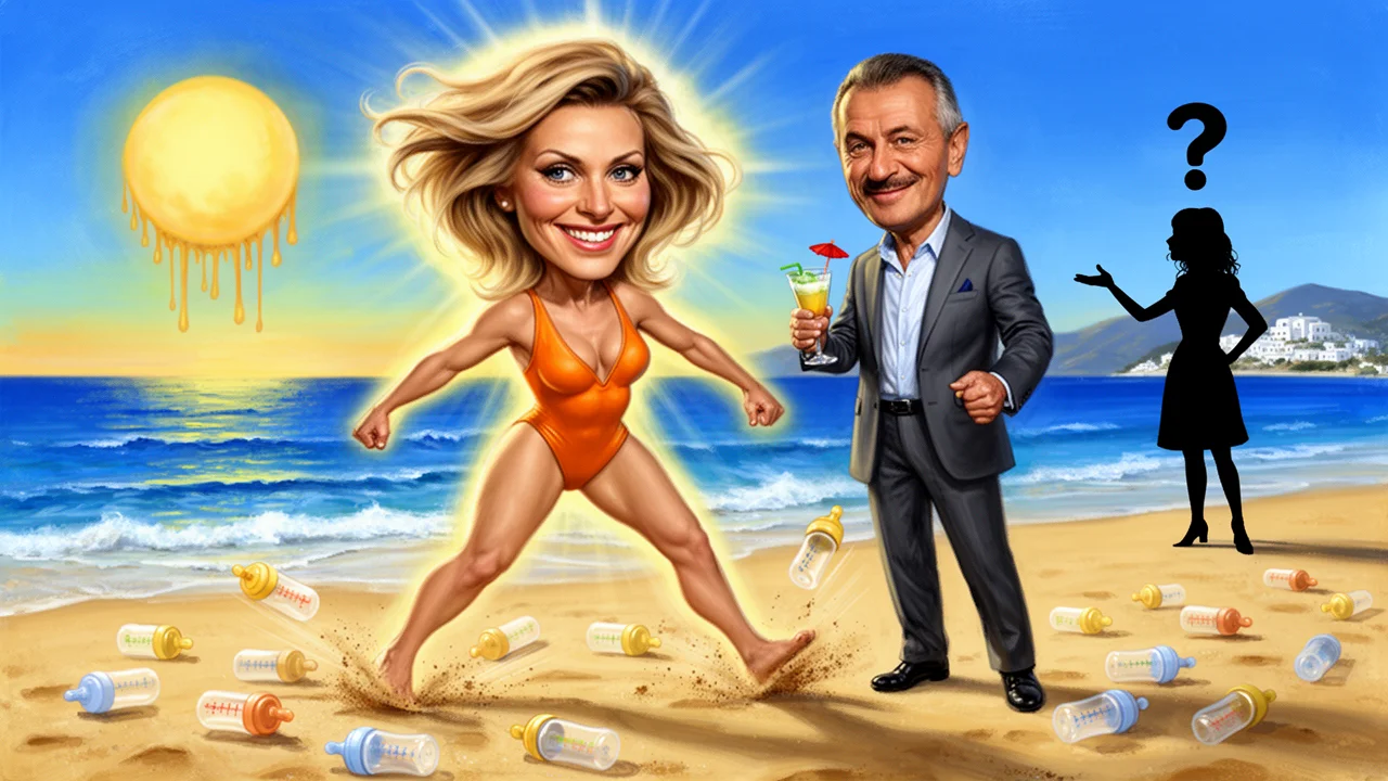 Cover art: Zásadní životní obrat slavné influencerky na pláži v Řecku