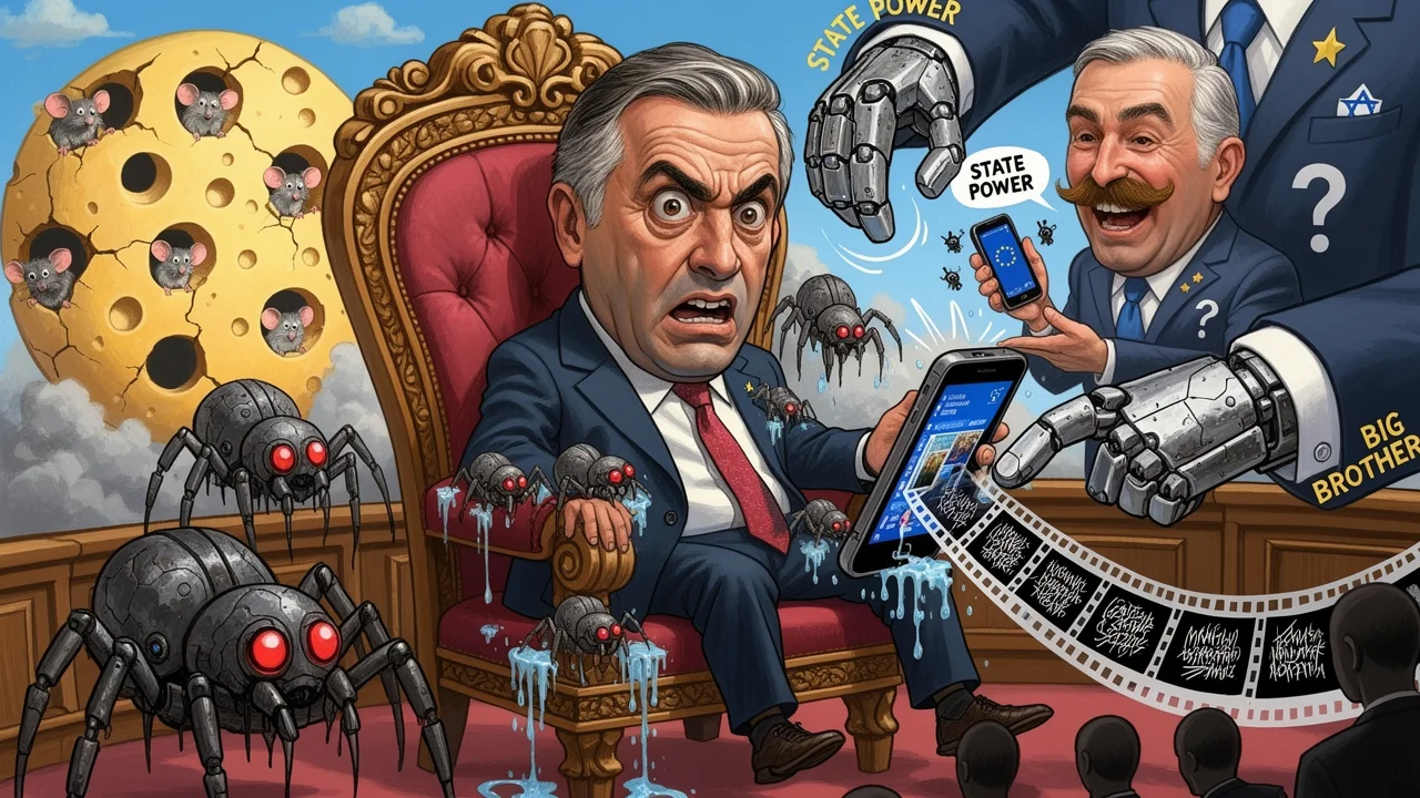 Cover art: Lovil špiony, sám pak chytil Pegasus do kapsy