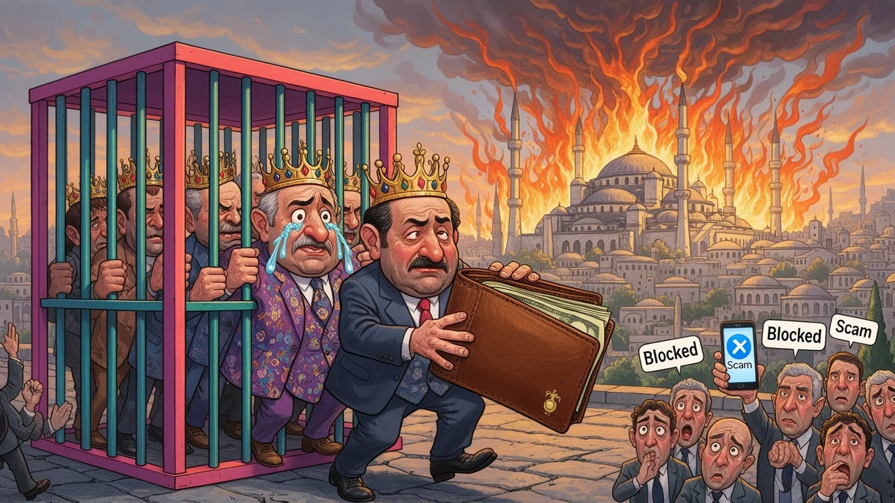 Cover art: Půlmiliardový tyátr v Istanbulu skončil v poutech