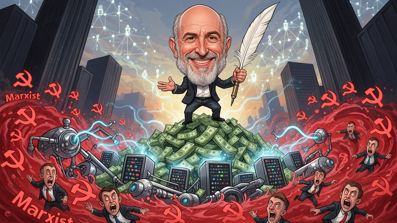 Cover art: Miliardový kapitál a marxistické nebezpečí v síti