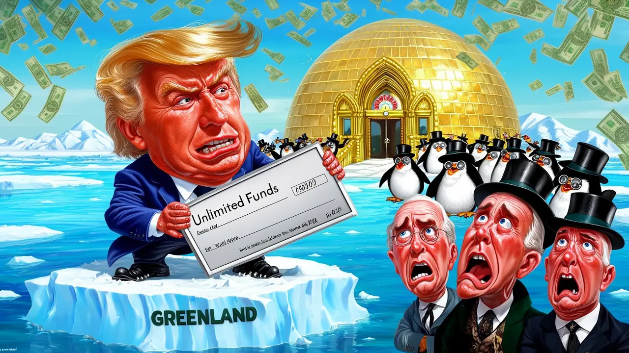 Cover art: Realitka Bílý dům: Dnes v nabídce Grónsko