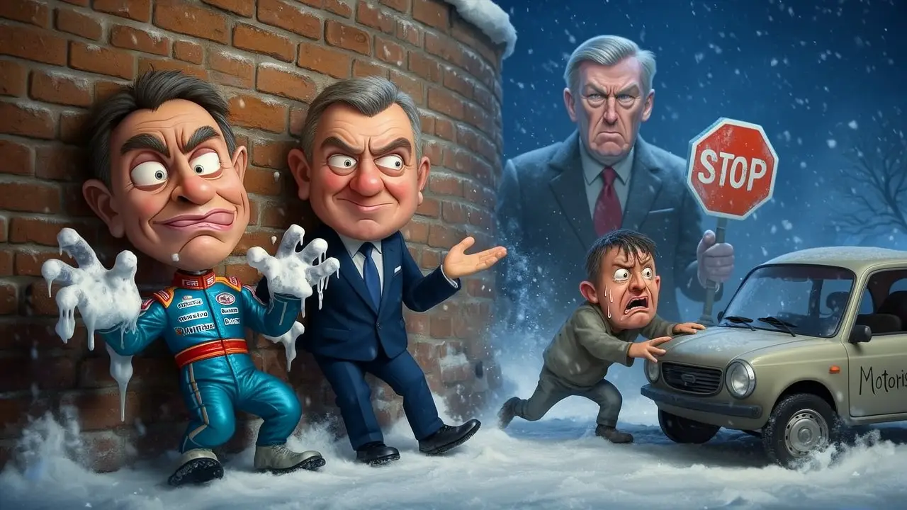 Cover art: O tom, jak narazil sběratel aut do hradní zdi a šéf mu
