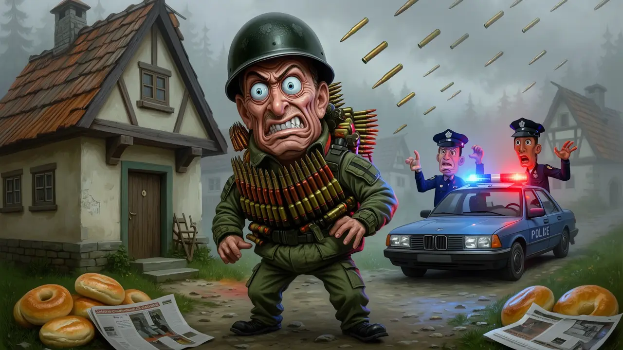 Cover art: Válka na vesnici, kde lišky dávají dobrou noc