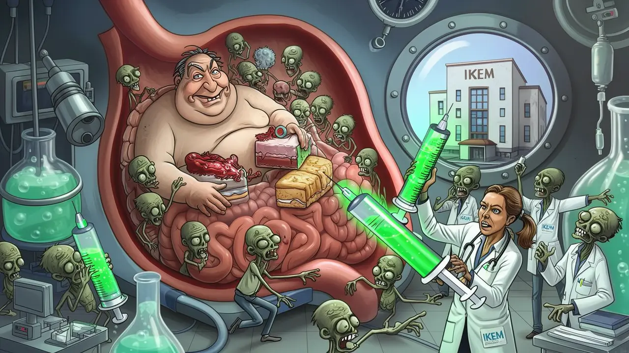 Cover art: Zombie apokalypsa v našem sádle, co nás tiše požírá