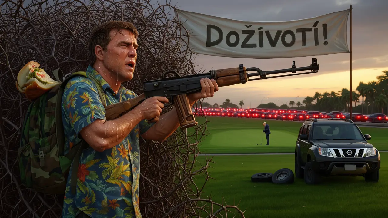 Cover art: Dvanáct hodin v křoví, co skončilo doživotním chládkem