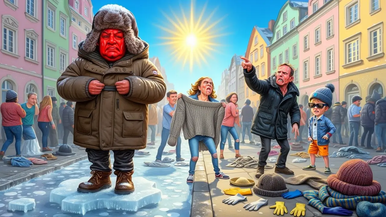 Cover art: Ranní mrznoucí mlha a zrádné jarní slunce