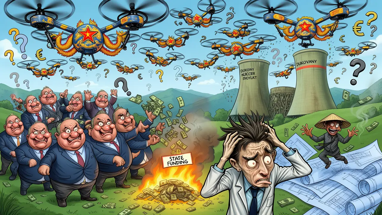 Cover art: Čínská hlídka nad reaktorem za miliony z naší kapsy