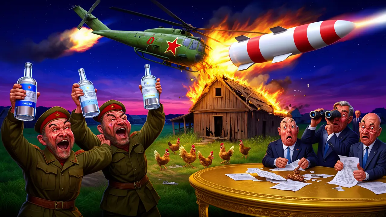 Cover art: Hrdinský zásah proti vlastnímu vojenskému vrtulníku