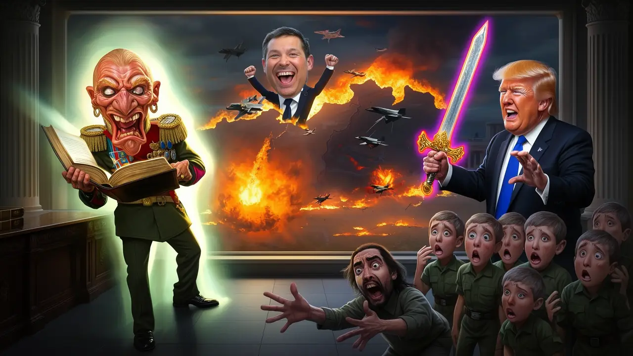 Cover art: Křížová výprava s vůní střelného prachu a ropy