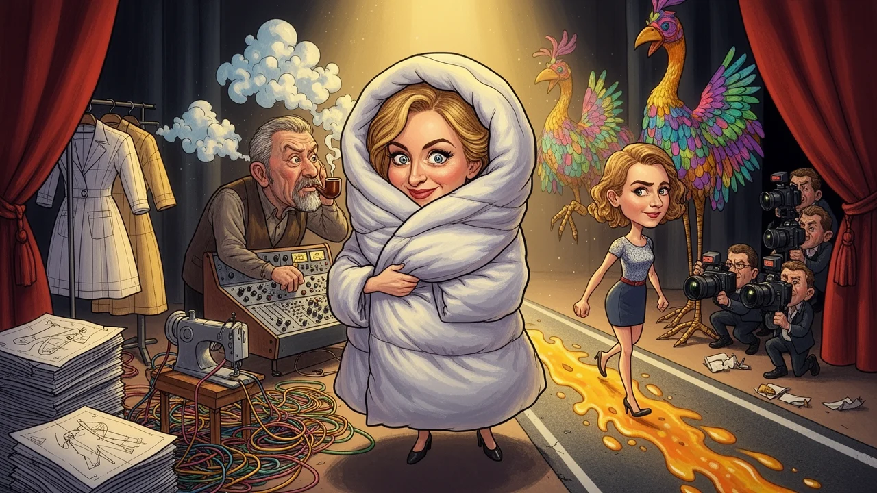 Cover art: Těhotenství se tají, ale kostýmy najednou vůbec nesedí