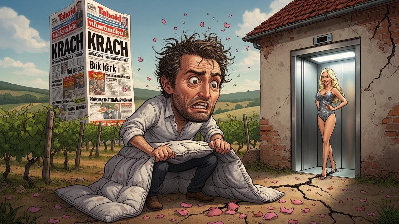 Cover art: Výtahová romance zastavila v přízemí, luxusní vila zeje