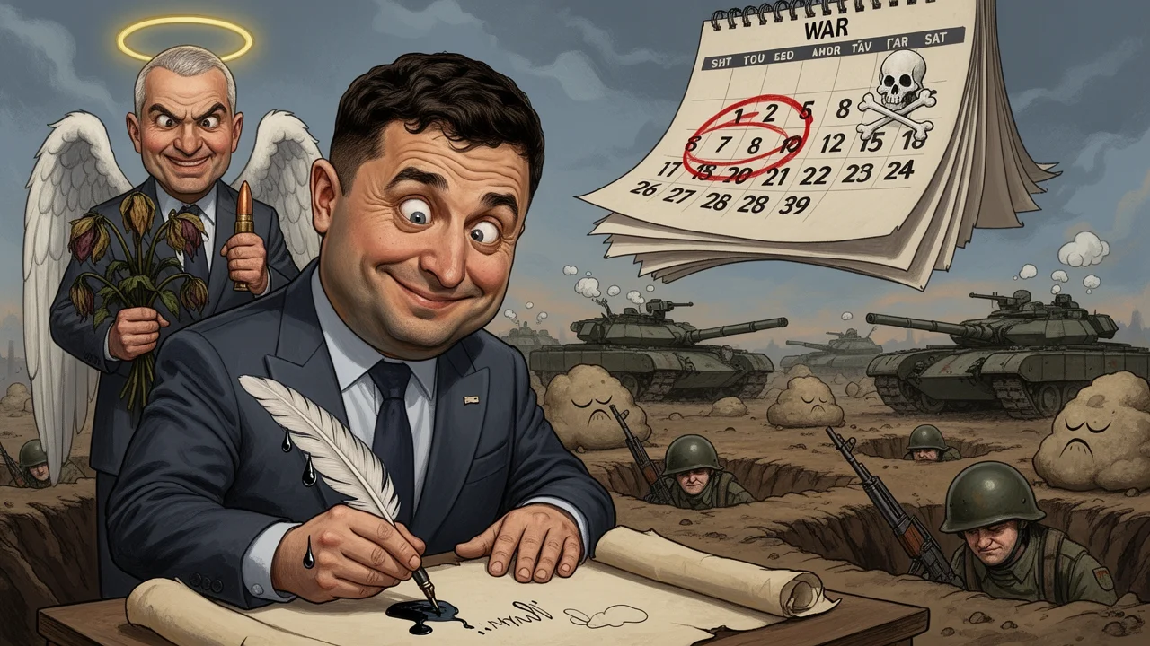 Cover art: Diplomatický klid zbraní podle stolního kalendáře