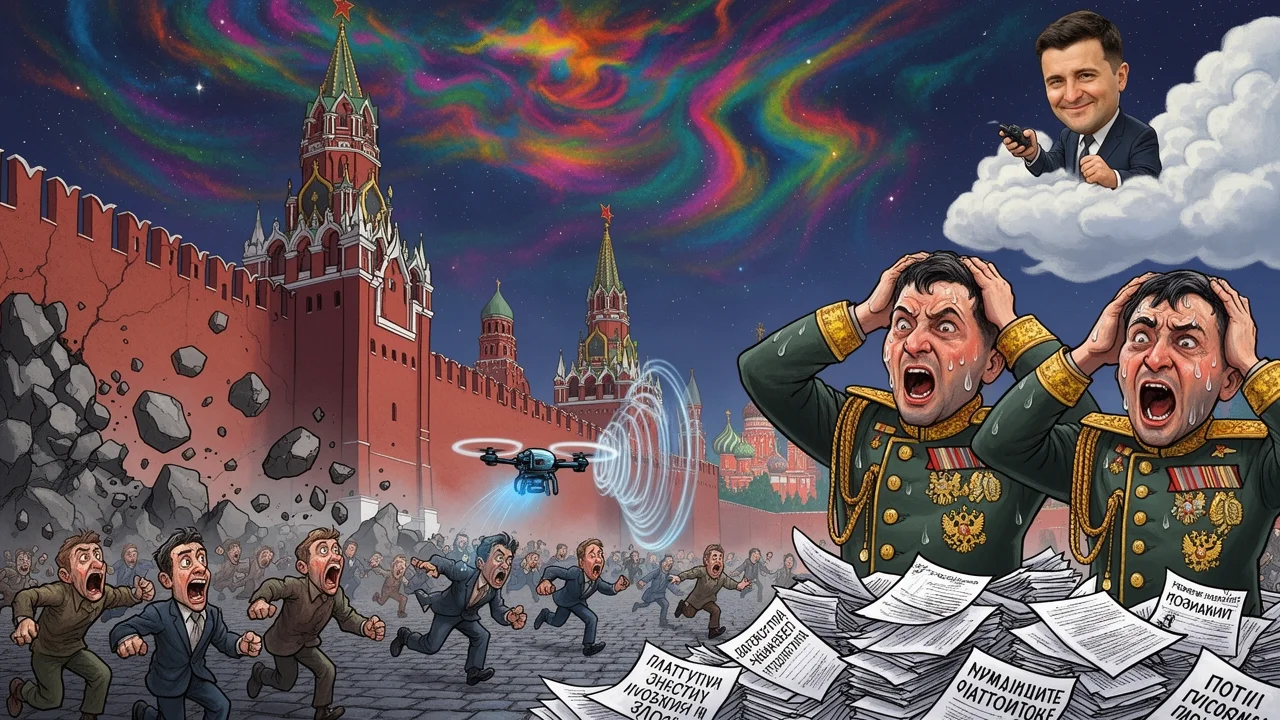 Cover art: Slavná přehlídka padla před jedním malým dronem