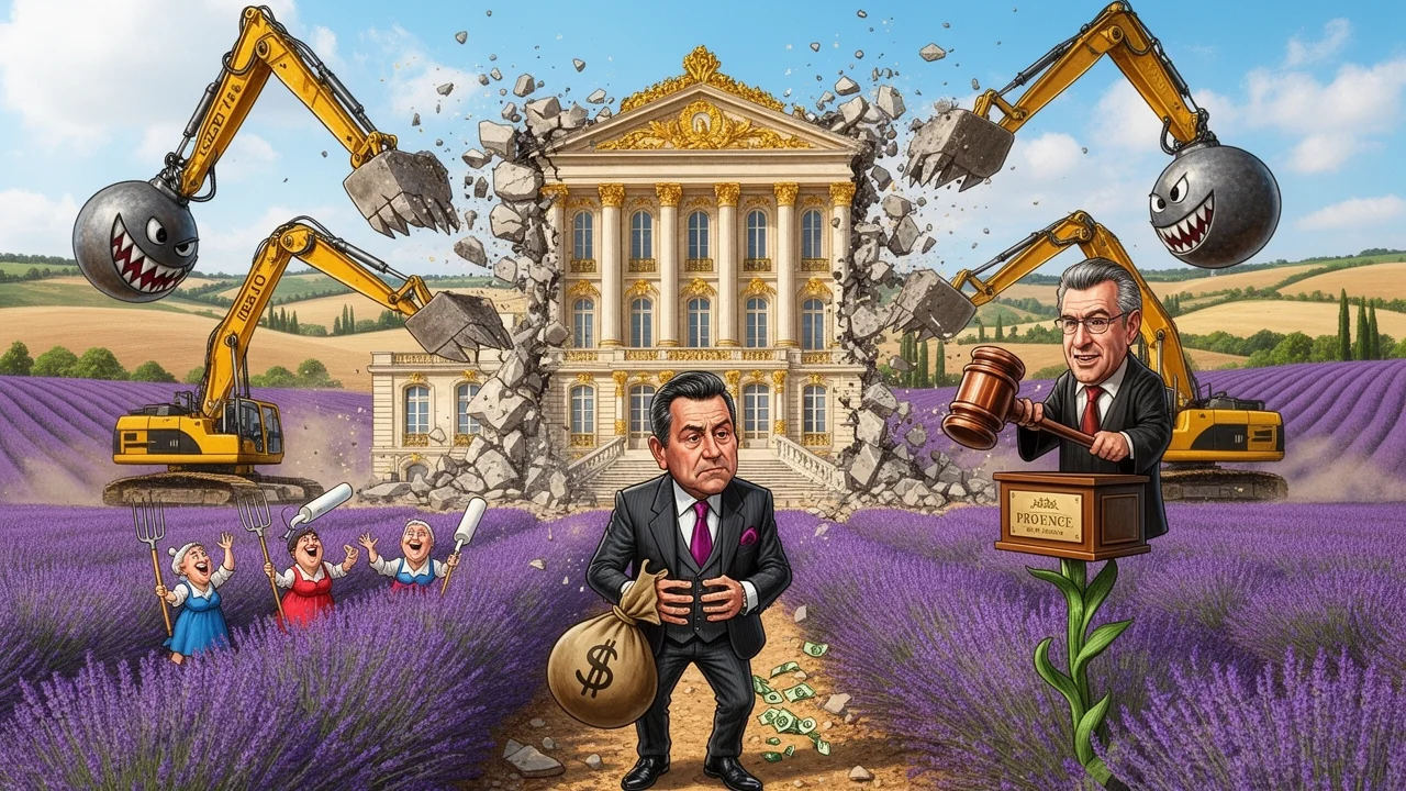 Cover art: Miliardářův sen o Provence, který skončil u zdi