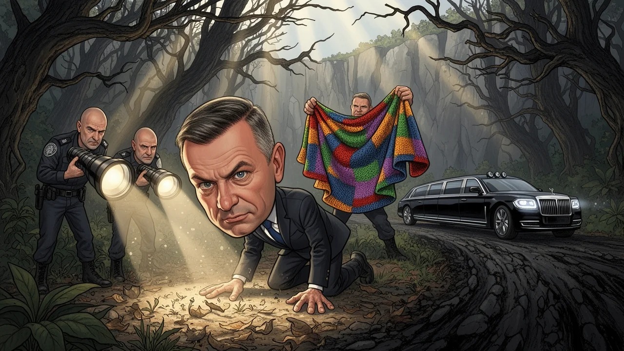 Cover art: Jak hlava státu v lese balila spadlé křídlo