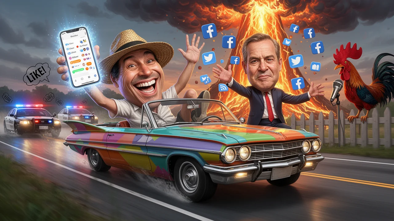 Cover art: Bezhlavá jízda na D1 a politický cirkus