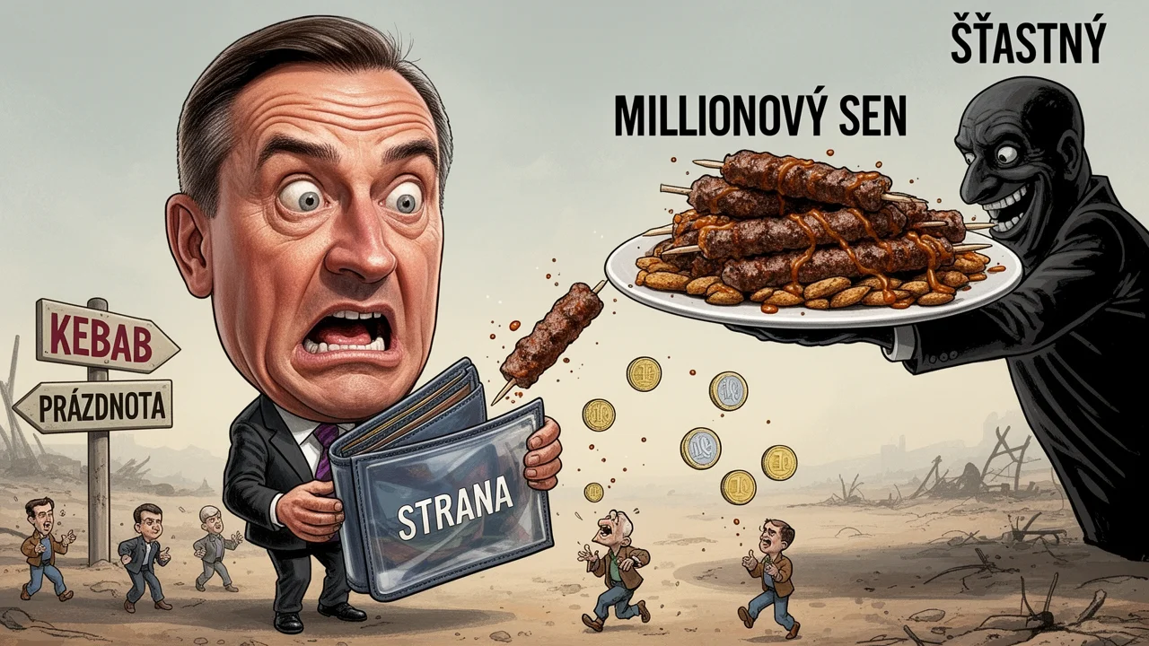 Cover art: Koruna na kebab pro šéfa aneb sponzorů plný účet