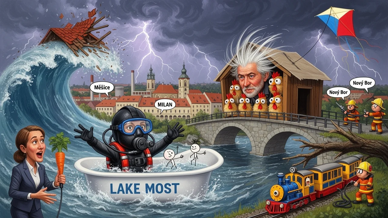 Cover art: Smršť nad Českem a Milan v kurníku