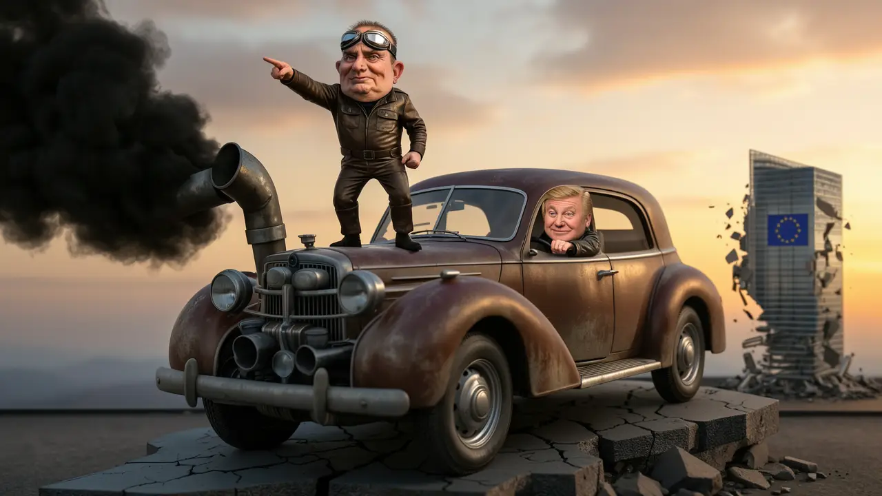 Cover art: Turek dupe na plyn, chce ministerské křeslo