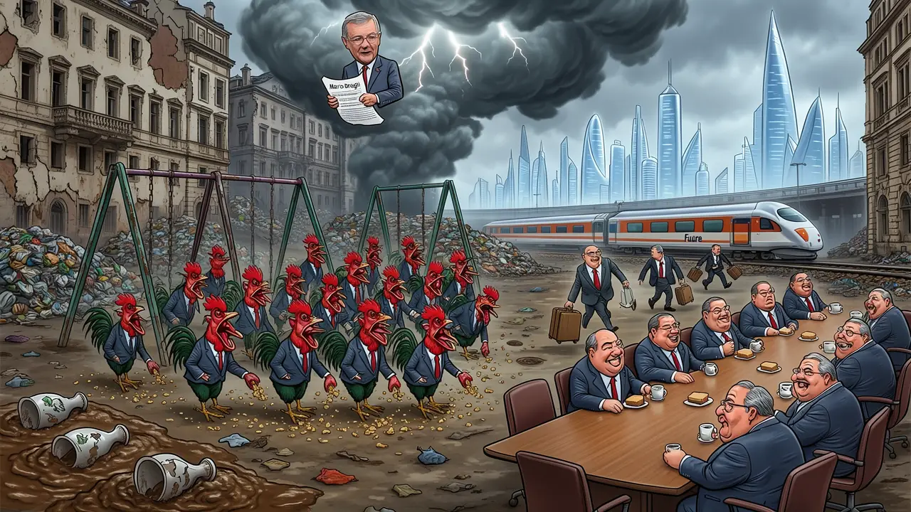 Cover art: Nekonečné řeči, zatímco nám ujíždí poslední rychlík